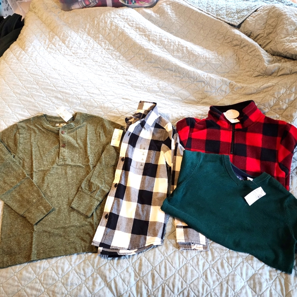 nwt SZ 5/6 TCP ls tops lot